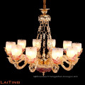 Lustre en bougie d&#39;or couvre lustre en verre de murano 88715